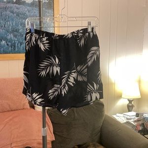 Blue and white shorts